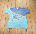 Vintage 1990s Wolf Pack Tye Dye Graphic T-Shirt