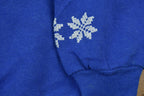 Vintage 1990s Jerzees Holiday Crewneck Sweater Made In USA