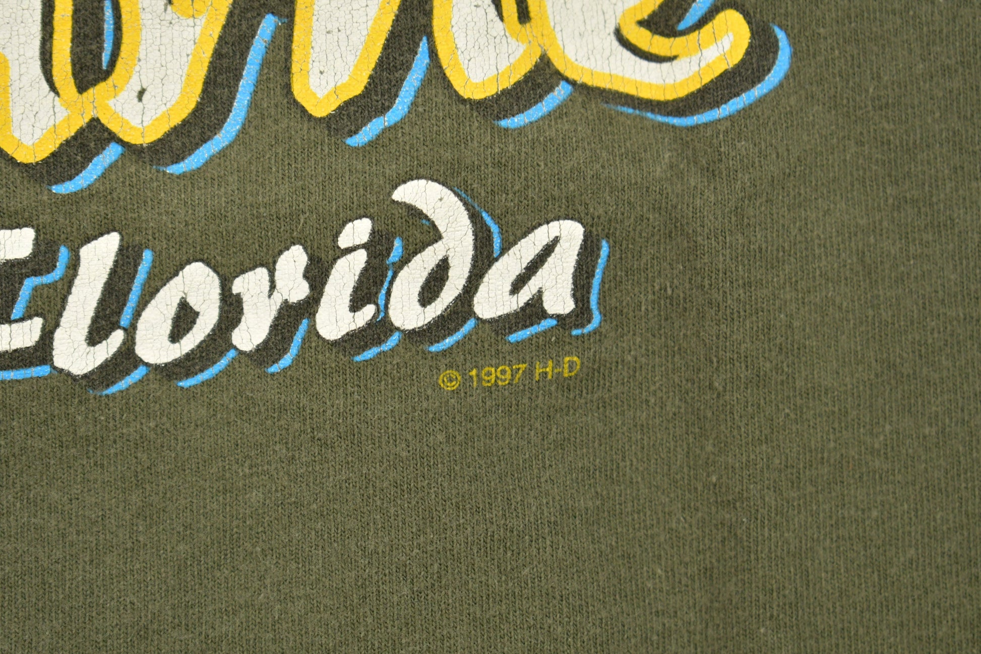 Vintage 1997 Harley Davidson Melbourne Florida T-Shirt