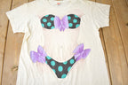 Vintage 1990s Bikini Body Graphic Single Stitch Graphic T Shirt Made In USA