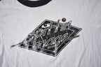 Vintage 1980s Spittin Image Graphic Ringer T Shirt