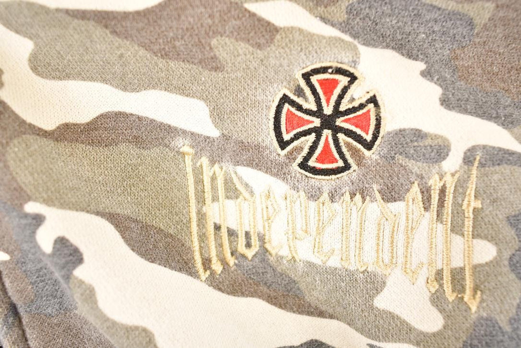 Vintage Y2K Independent Trucks Embroidered Logo Skateboarding Hoodie Sweatshirt Men's L