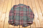 Vintage 1990s Lake & Trail Plaid Button Up Shirt