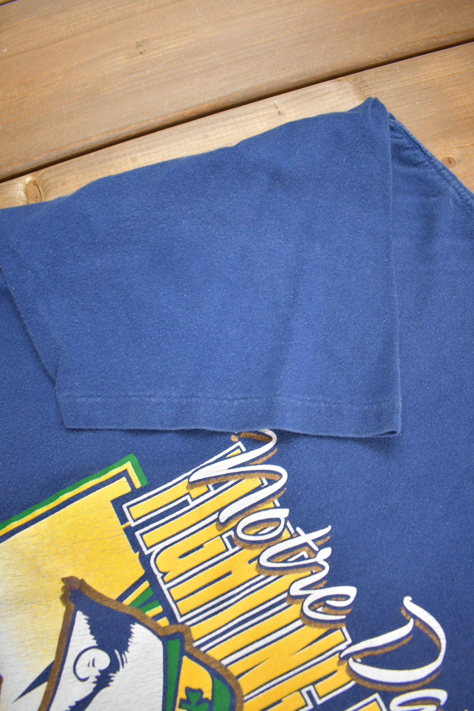Vintage 1990s University Of Notre Dame Fightin Irish Collegiate T Shirt