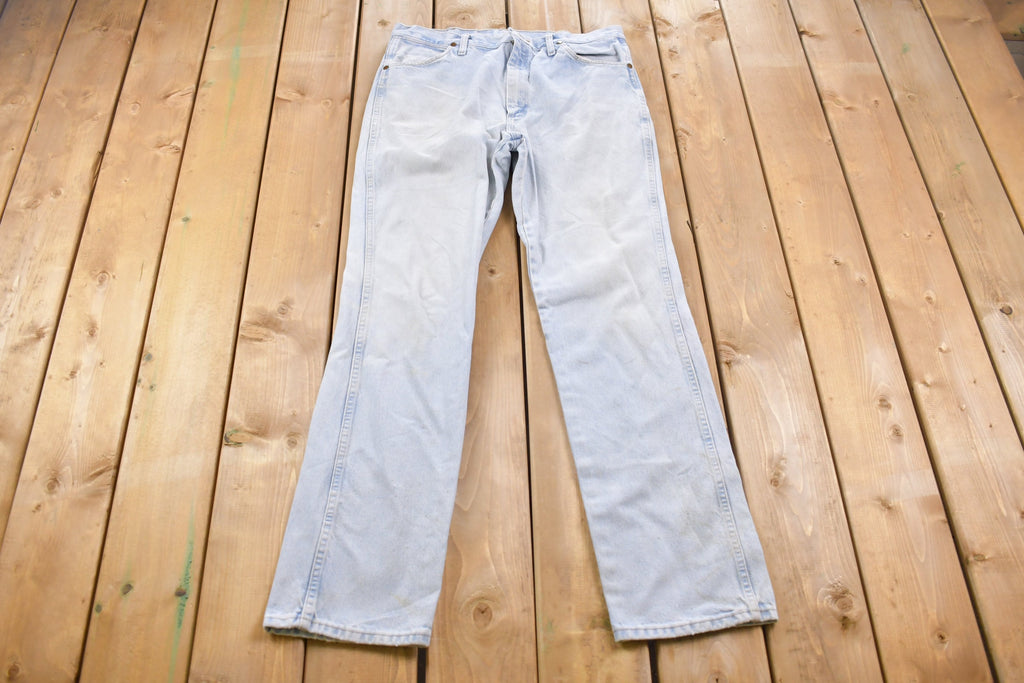 Vintage 1990s Wrangler Light Wash Jeans 35 x 33