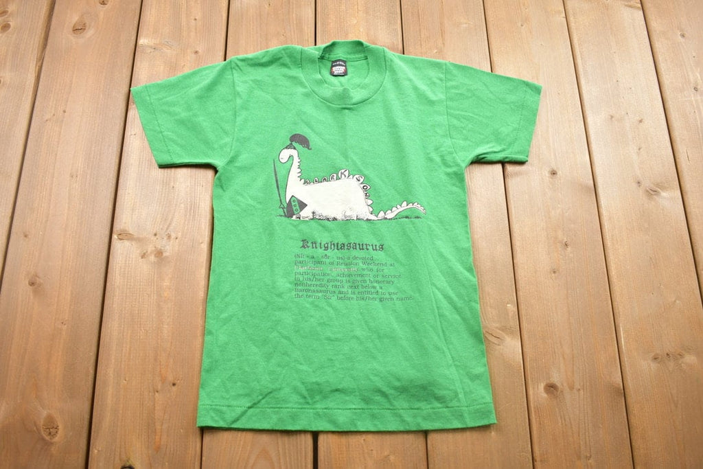 Vintage 1990s Clarkson University Knightasaurus Definition Collegiate T-Shirt