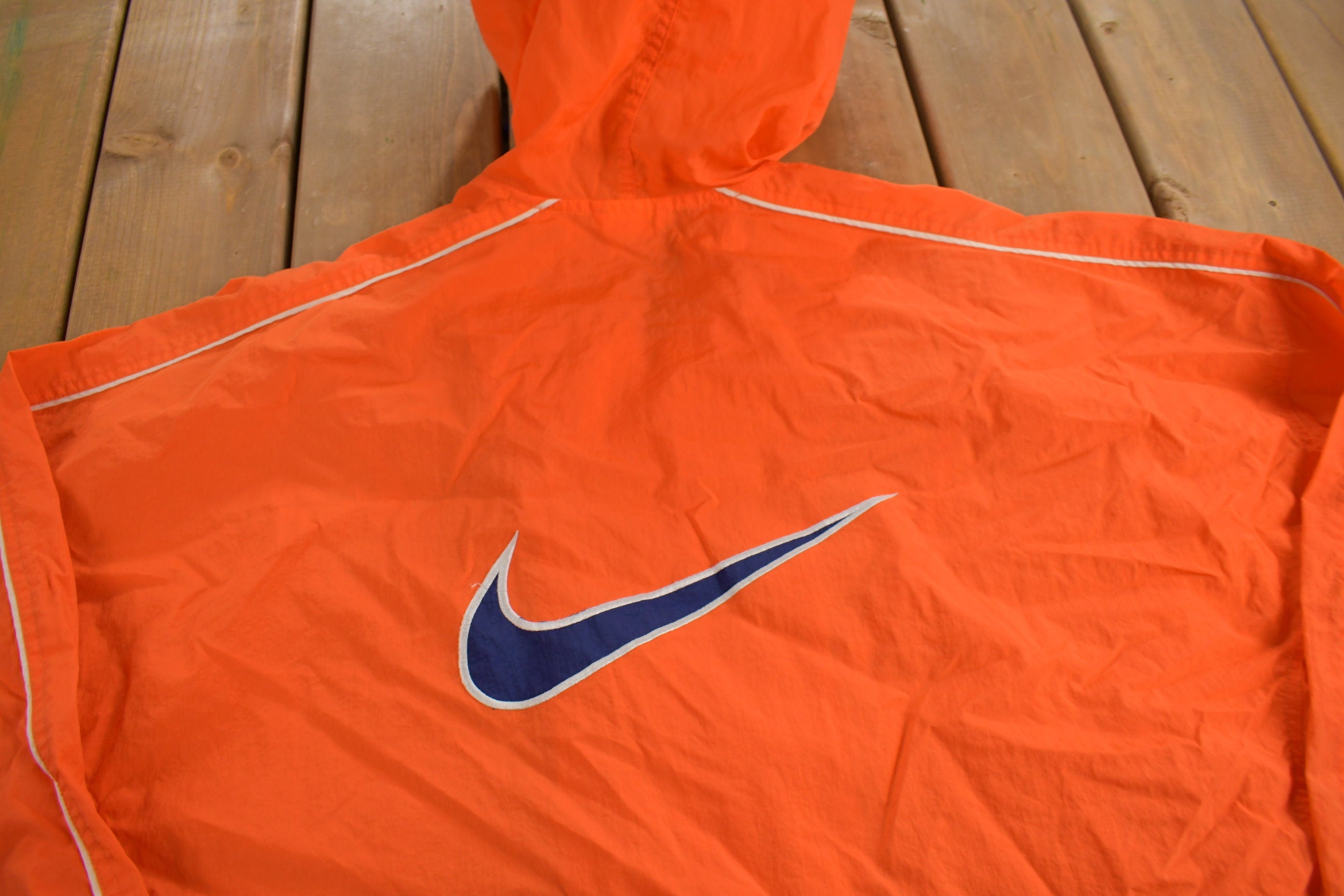 Vintage 1990s Nike Big Swoosh Windbreaker Jacket