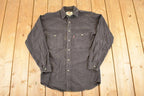 Vintage 1990's Levis Denim Button Up Shirt Men's M / 90's Preppy Style / Boxy Fit levi
