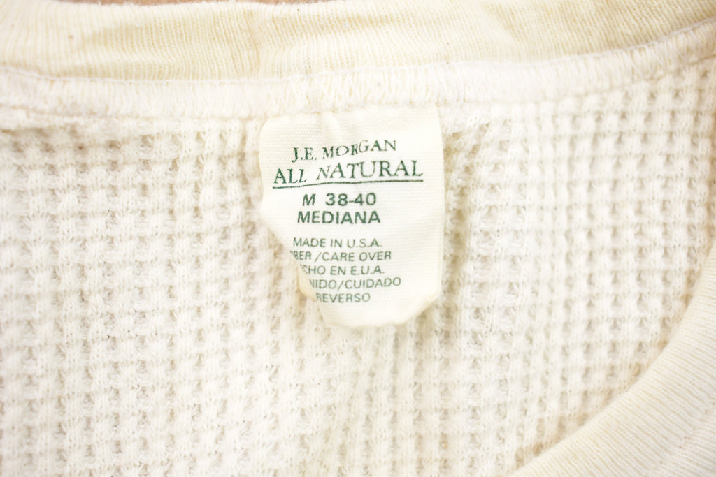 Vintage 1980s Blank Thermal Shirt Made In USA