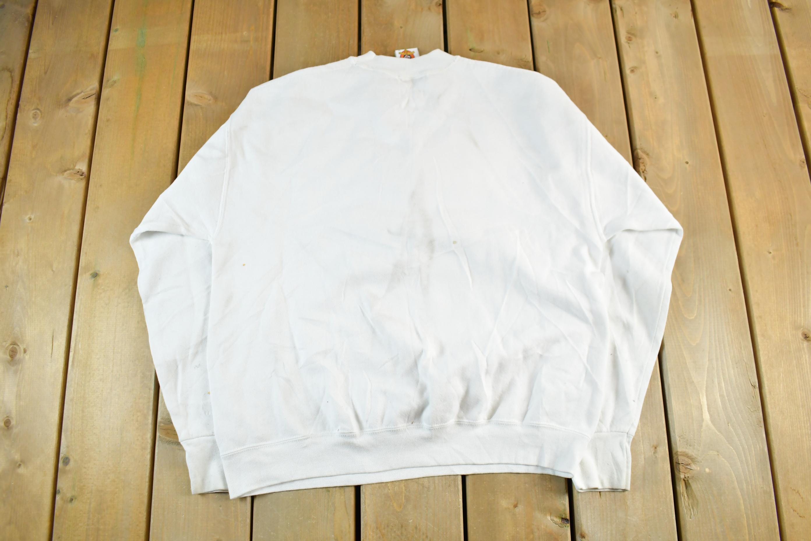 Vintage 1990s Looney Tunes Graphic Crewneck Men's Large / 90s Cartoon / Funny Saying / Vintage Sweatshirt / Vintage Tweety Bird