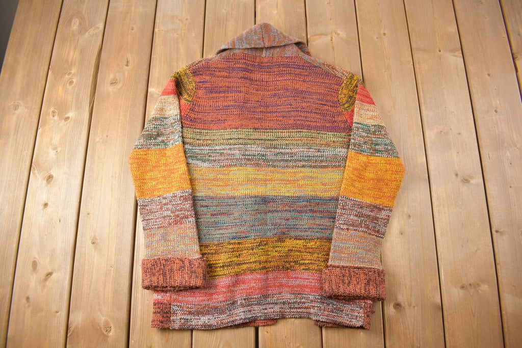 Vintage 1980s Knitted Cardigan Sweater