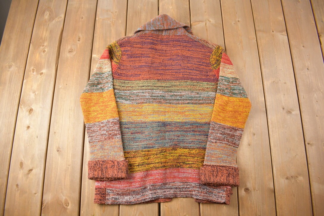 Vintage 1980s Knitted Cardigan Sweater