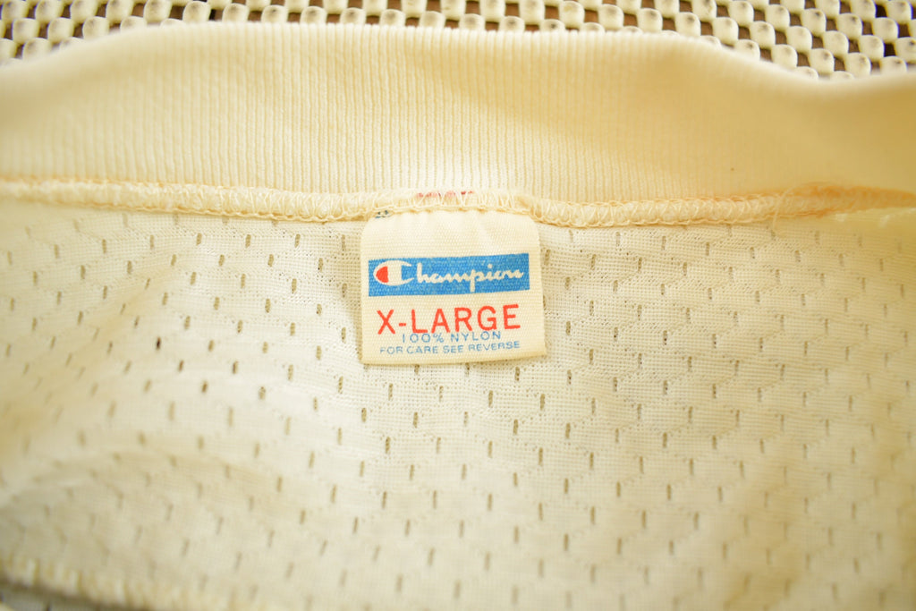 Vintage 1980s Champion Can-Am Motorcycle Racing Mesh Racing Jersey Made In USA