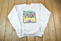Vintage 1990s dairyland USA Cartoon Farm Souvenir Crewneck Sweatshirt Made In USA