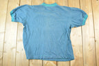 Vintage 1990s Structure Striped Grunge T-Shirt Mens Small