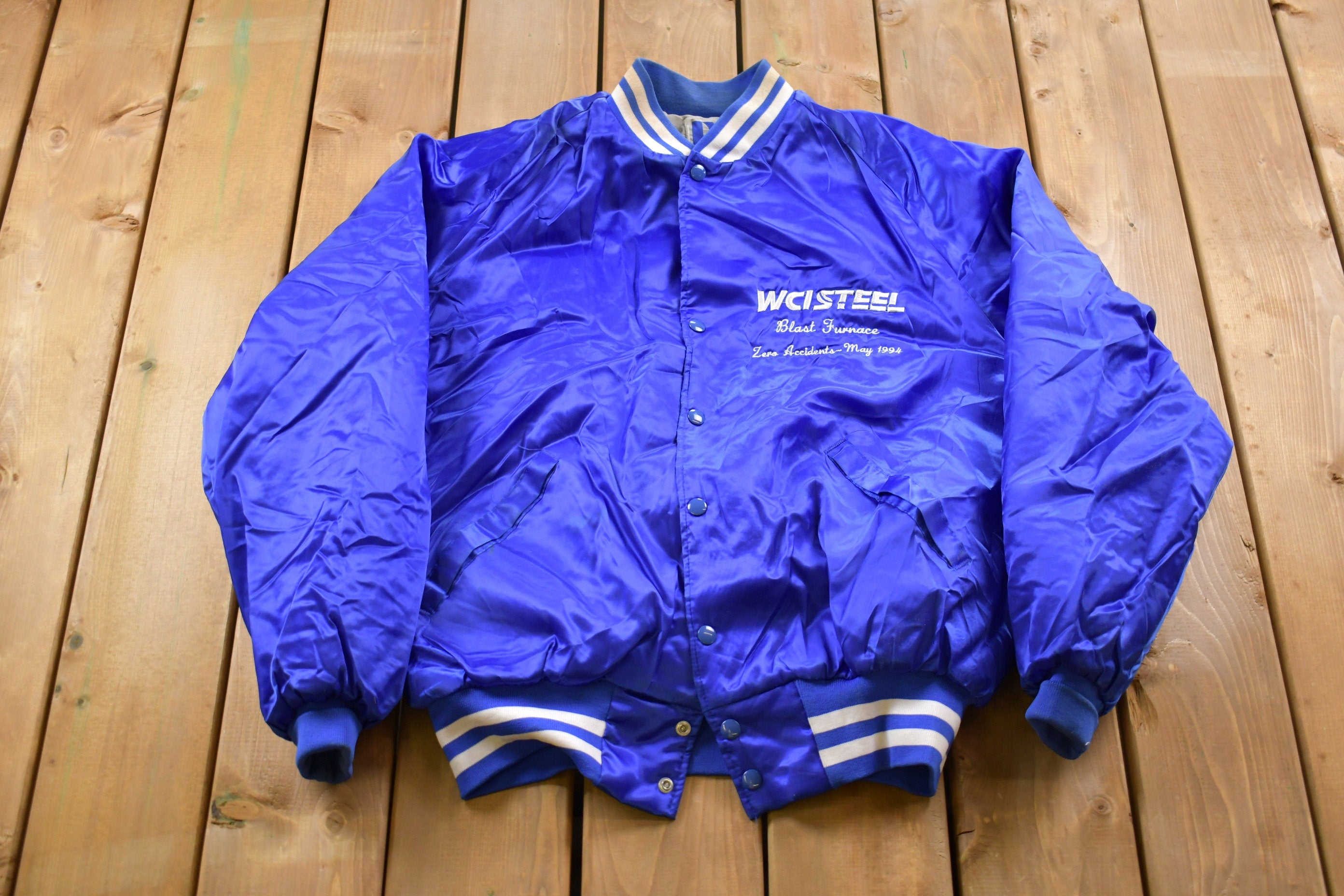 Vintage 1980s Dunbrooke Pla-Jac Sportswear Bomber Jacket