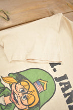 Vintage 1980s G.I. Jane Uncle Sam Wants You Graphic T Shirt