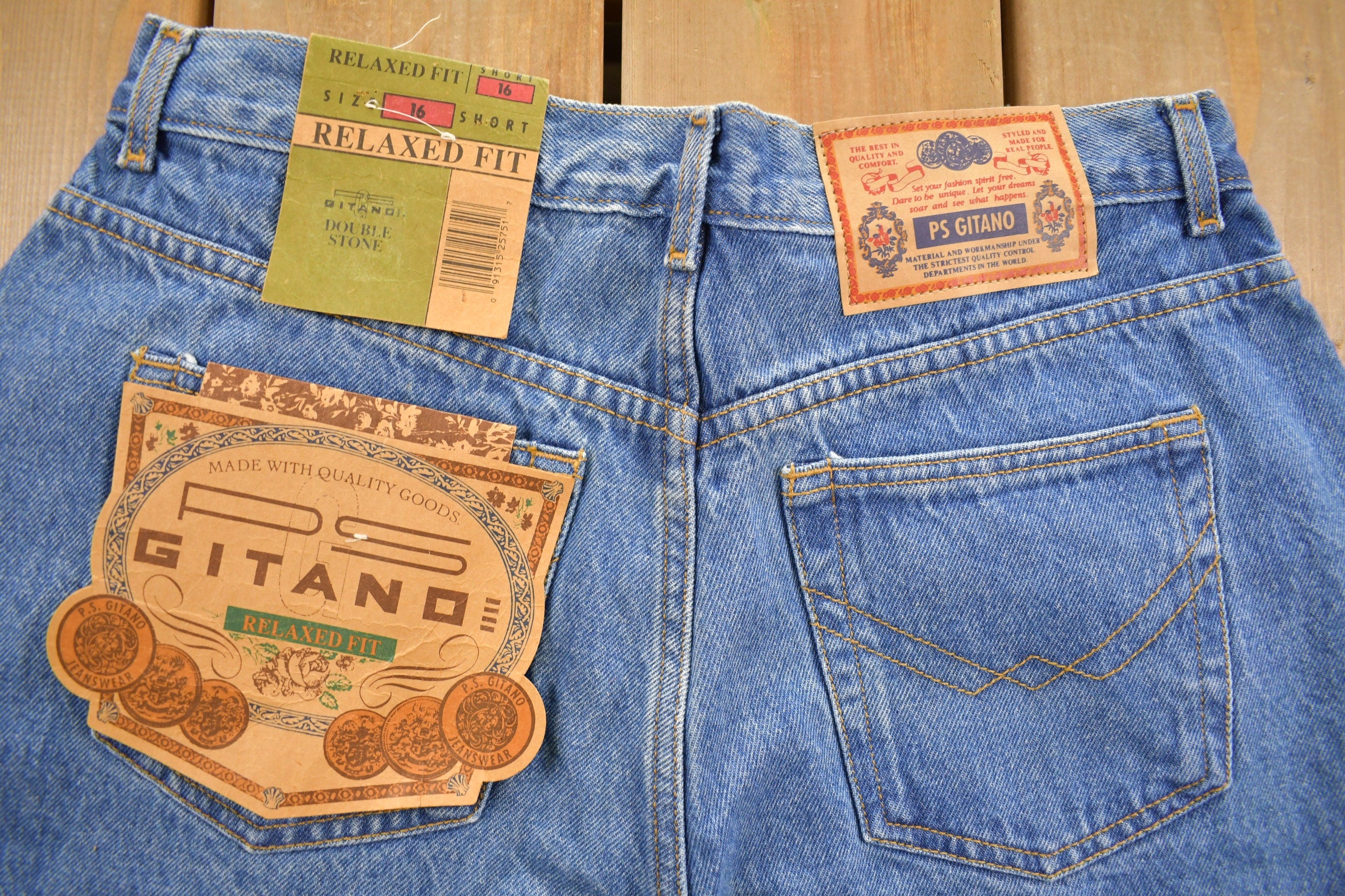 Vintage 1980s Gitano Deadstock Tapered Mom Jeans