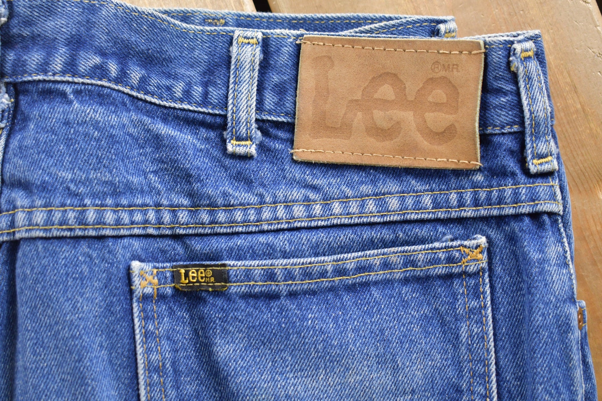 Vintage 1980s LEE Blue Jeans Size 36 x 30.5