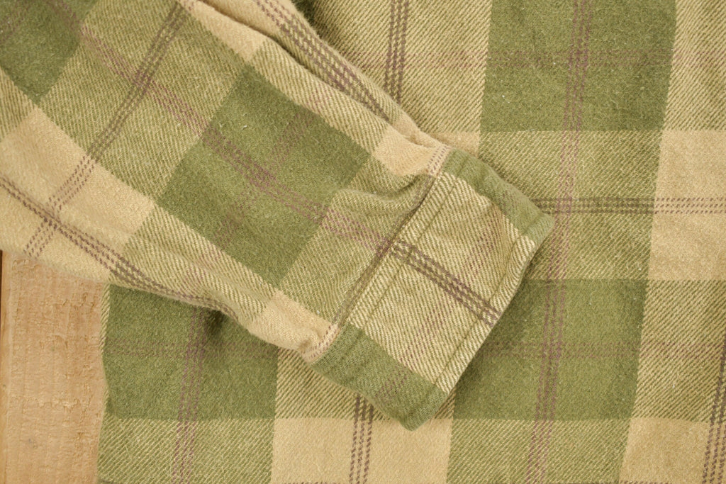 Vintage 1990s Kilimanjaro Plaid Button Up Shirt