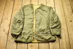 Vintage 1950s Military Sherpa Lined Liner Jacket