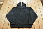 Vintage 1990s Nautica Competition EPG Fleece Hoodie Sweatshirt Mens / Sportswear / 90s Fleece Hoodie / Made In USA / Outdoorsman