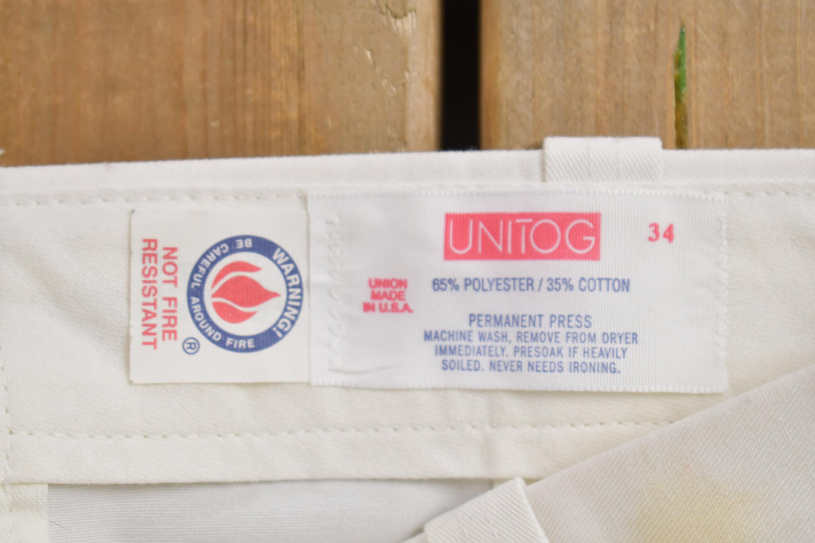 Vintage 1980's Unitog Uniform Pants Size 34 x 27.5