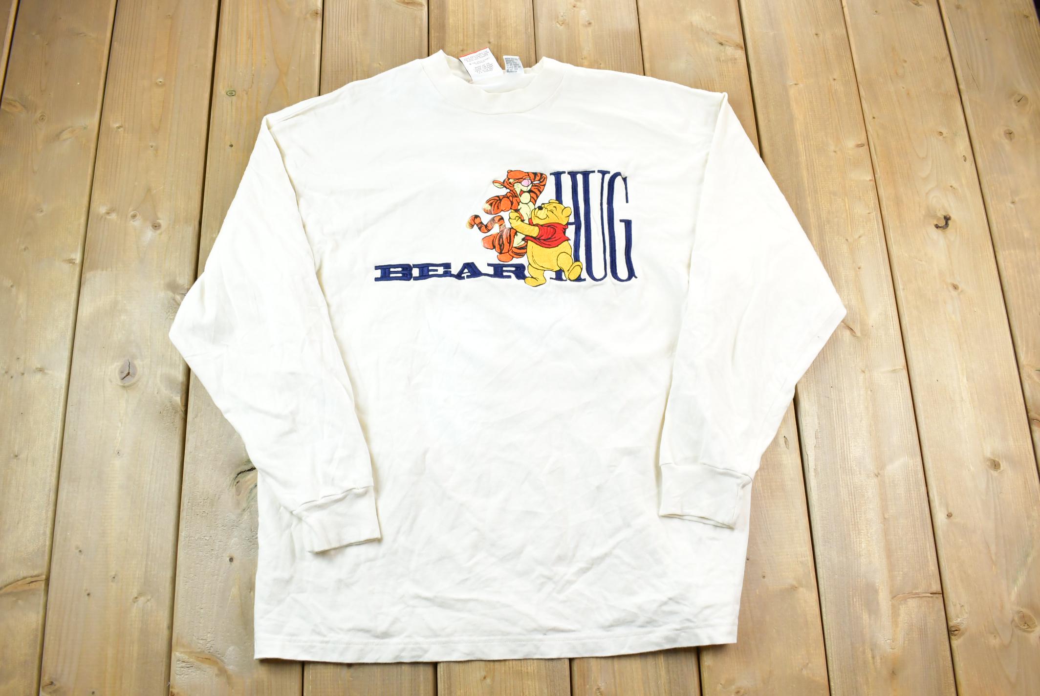 Vintage 1990s Pooh Bear Bear Hug With Tigger Disney Crewneck
