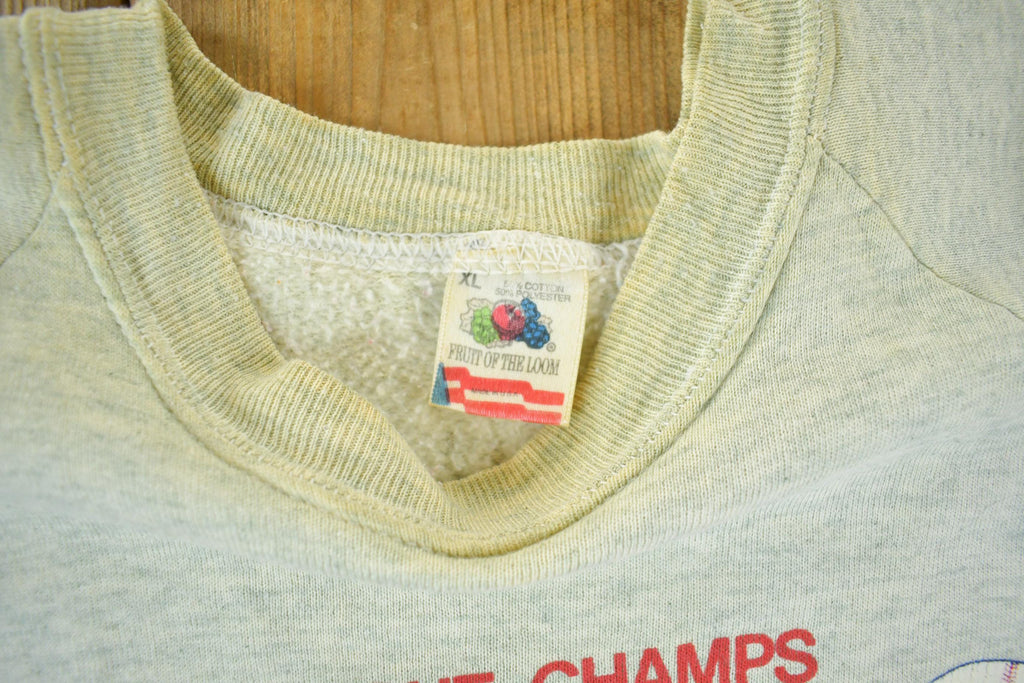 Vintage 1991 Minnesota Twins Atlanta BravesMLB Crewneck Sweatshirt Men's Large