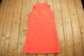 Vintage 1960s Sleeveless Orange Petite Ligue Dress