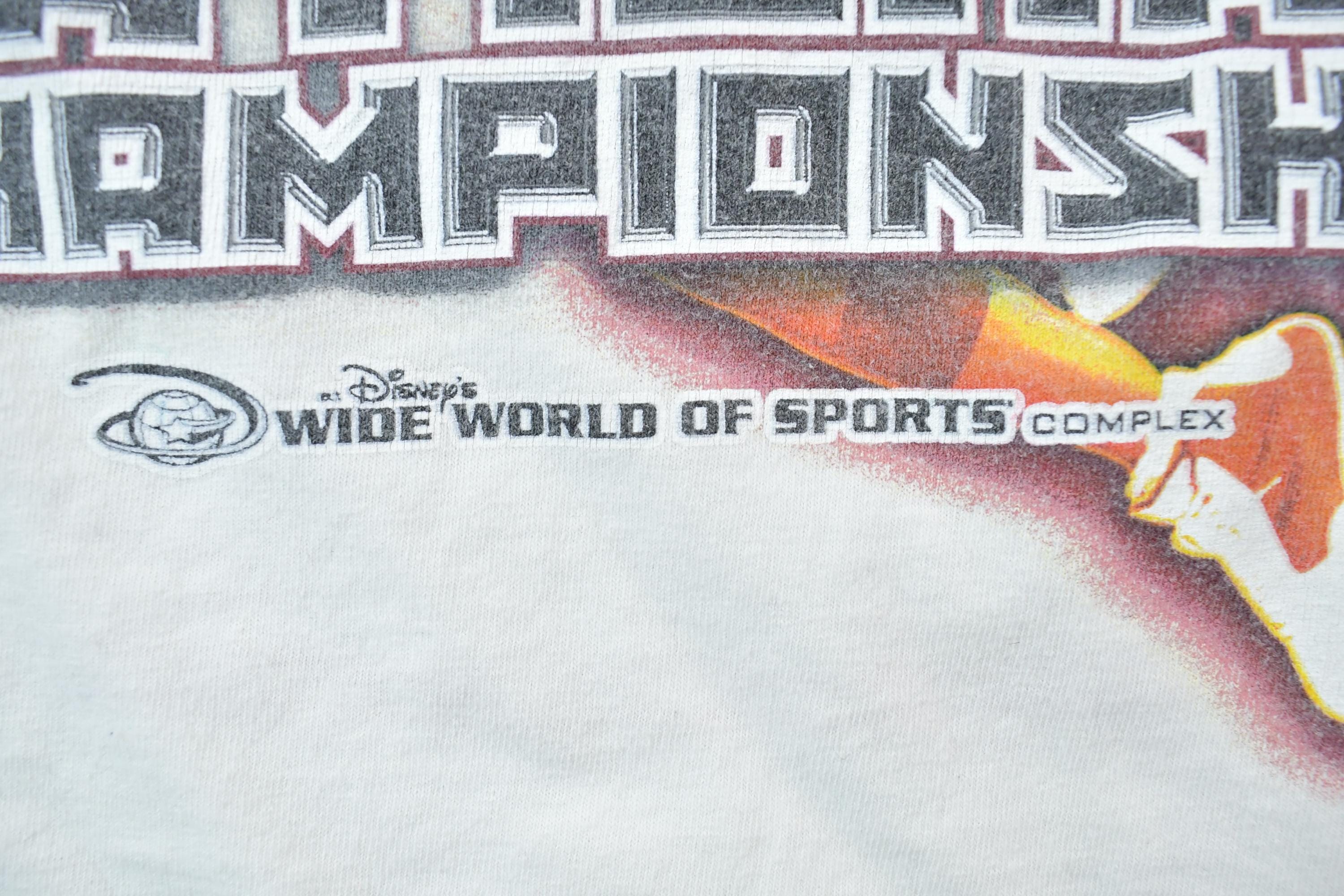 Vintage 2004 Junior Boys National Championship Disney Sports T-Shirt