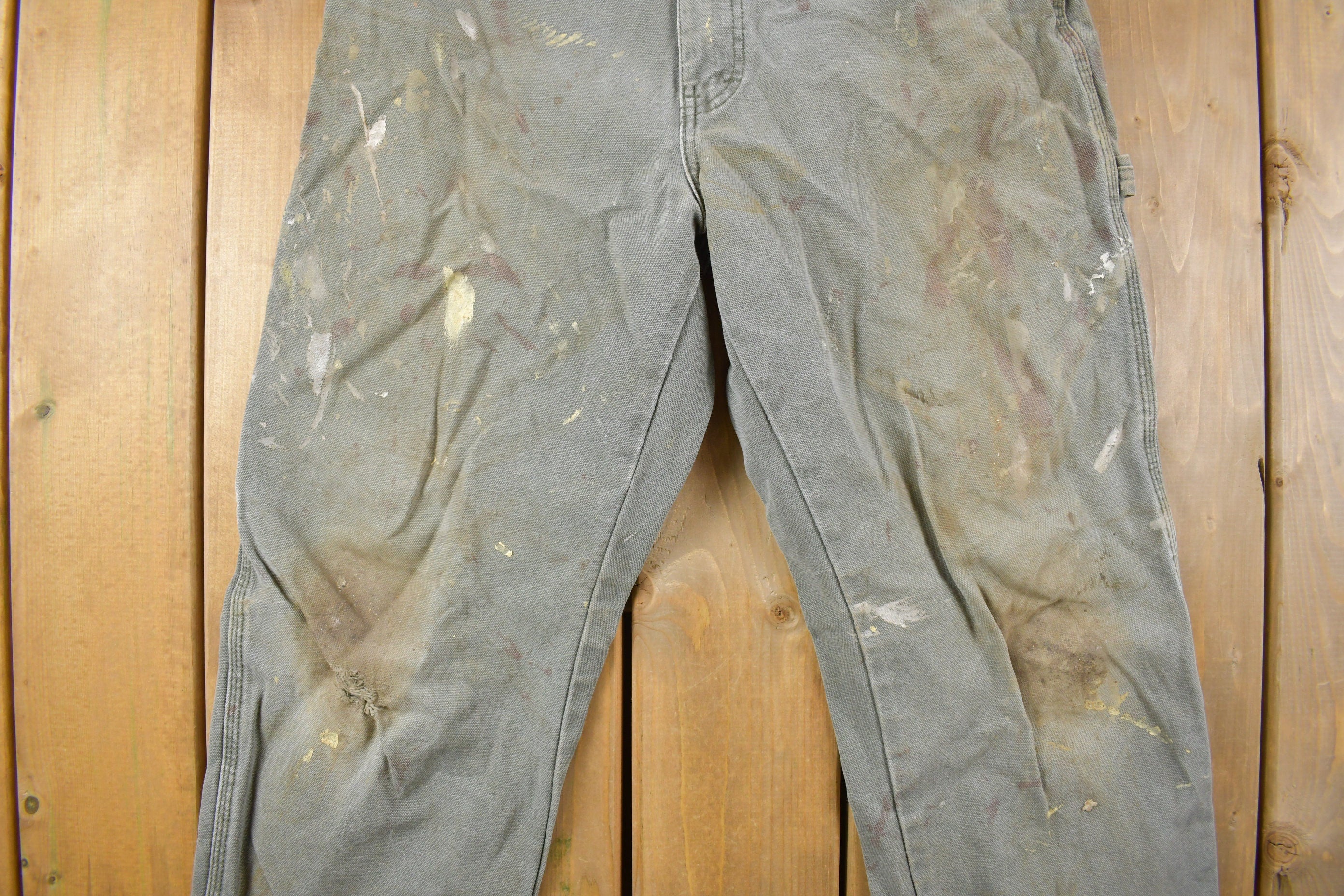 Vintage 1990s Dickies Distressed Painter Cargo Pants 32 x 30  Hype Vintage  Workwear  American Vintage  Streetwear Fashion