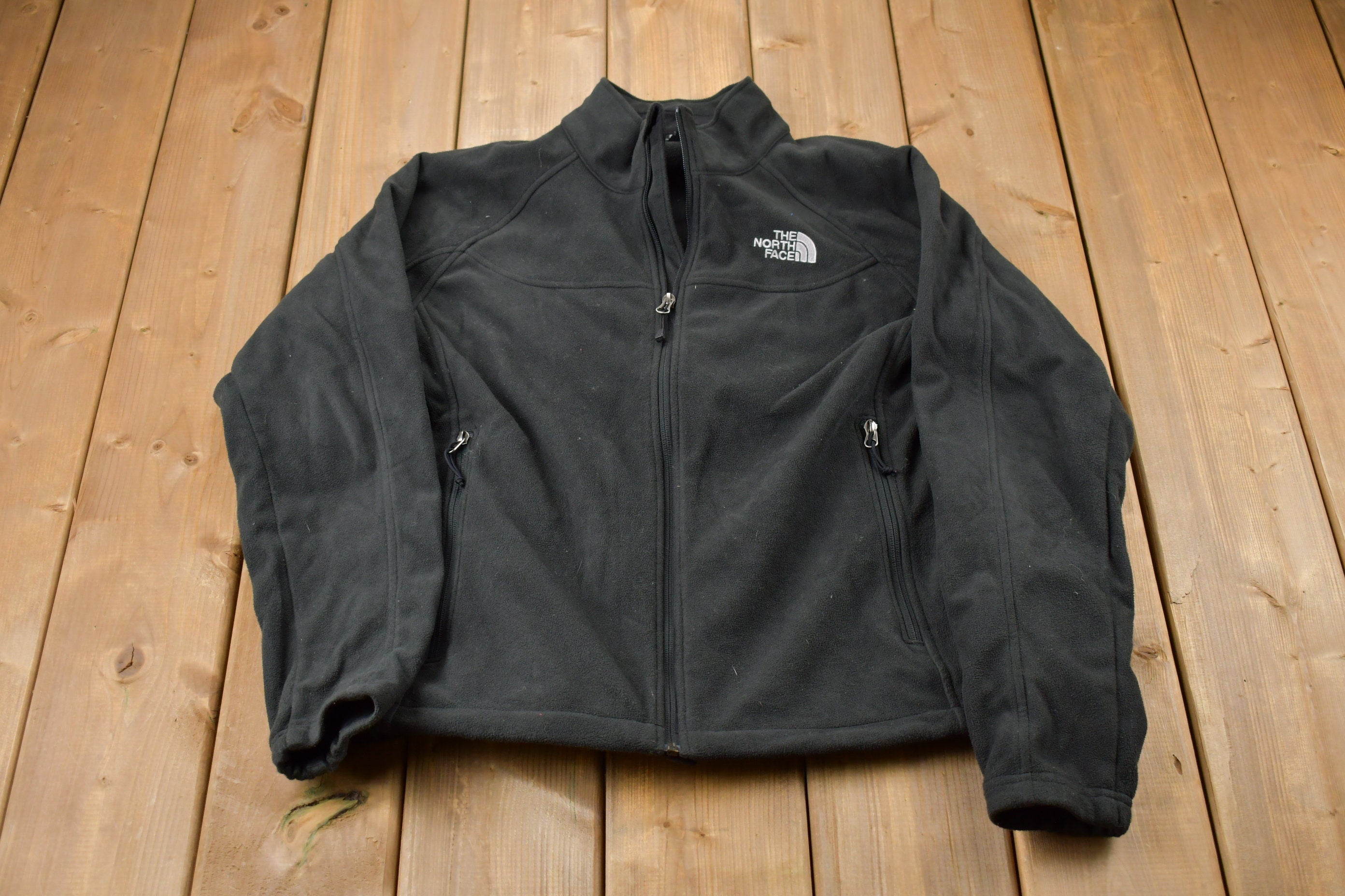Vintage 1990s The North Face Full Zip Fleece Sweater