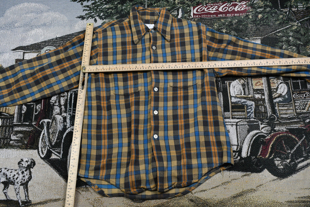 Vintage 1990s Golden Key Collection Plaid Shirt