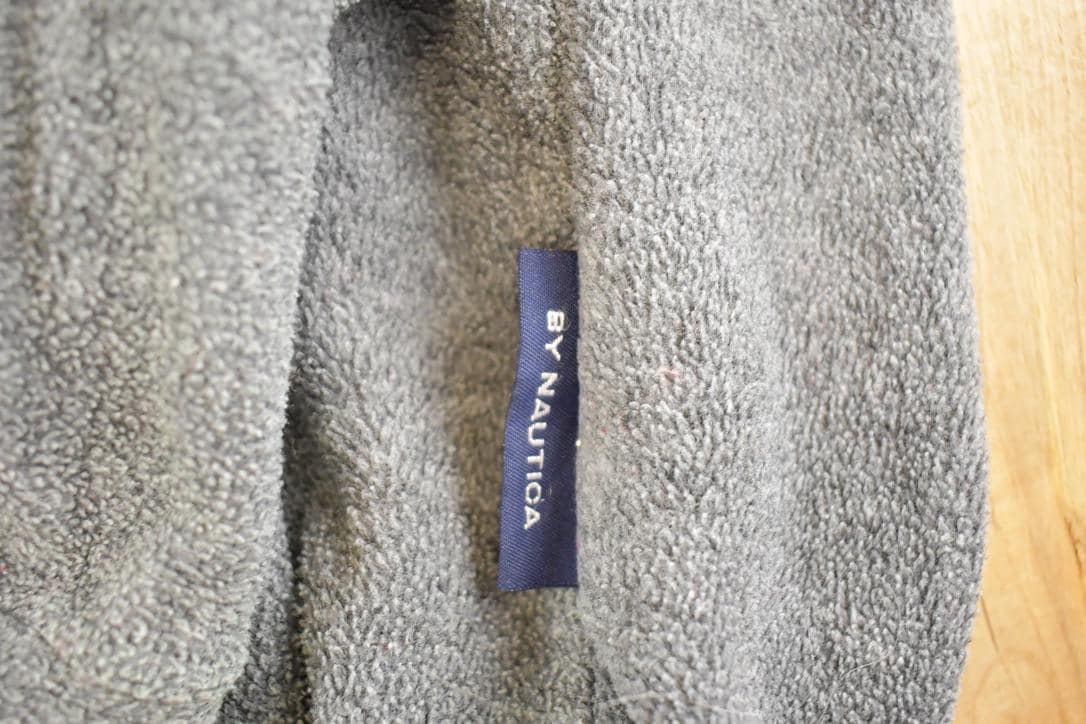 Vintage 1990s Nautica Competition Fleece Sweater Men's M / Outdoorsman / 90s Outdoorsman Sweater / Fleece Hiking Zip up