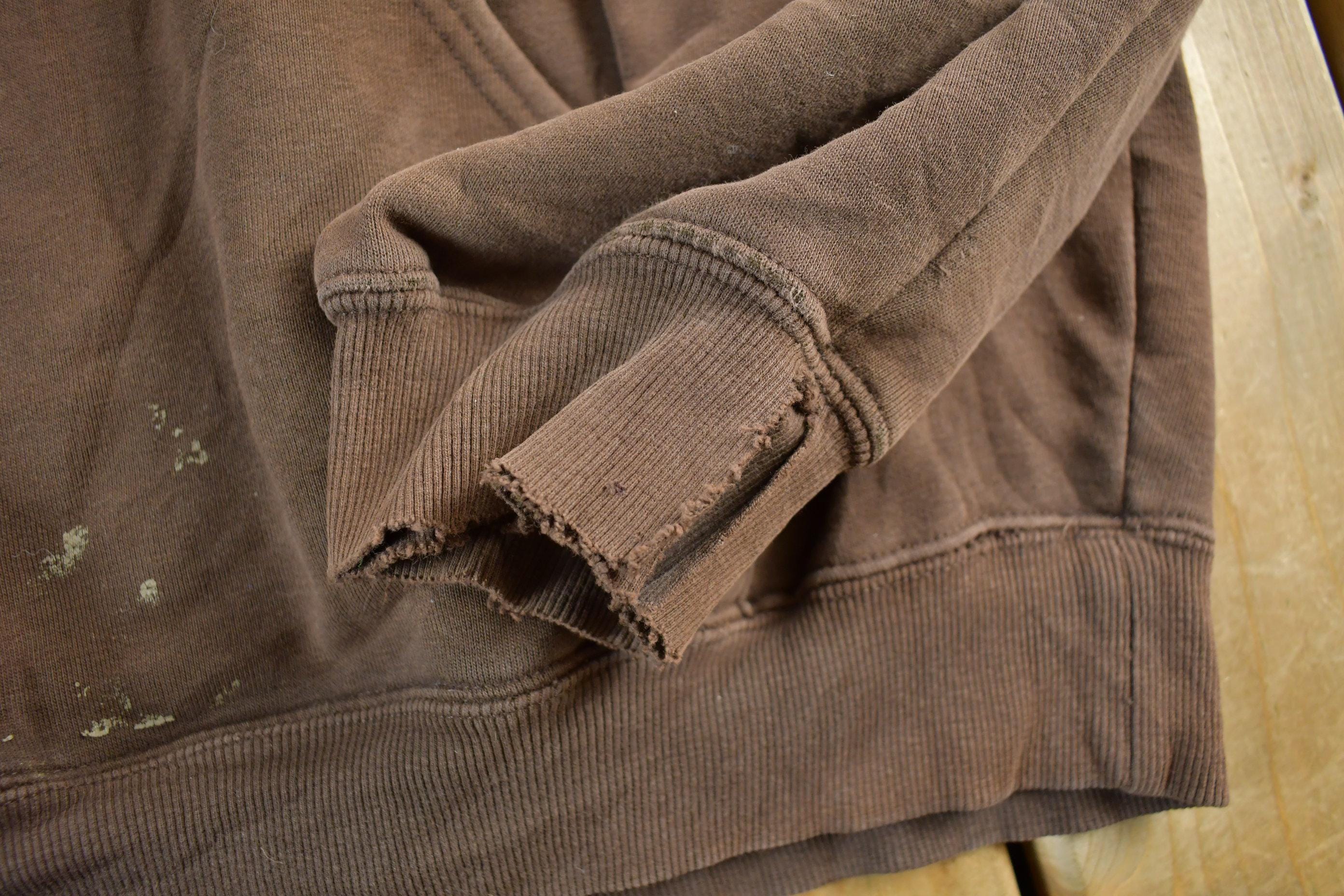 Vintage 1990s Carhartt Heavyweight Paint Distressed Hoodie Size 2XL