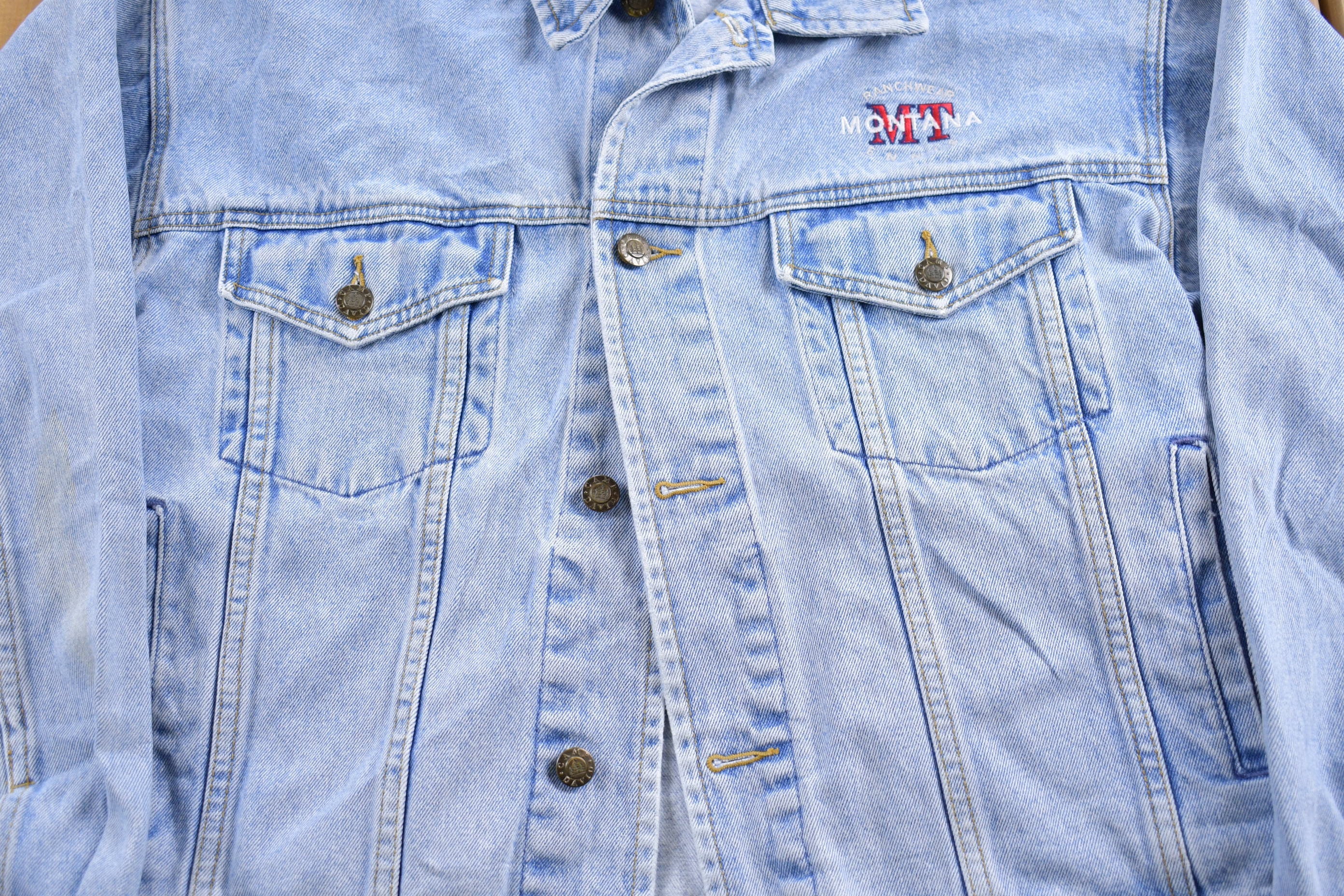 Vintage 1990s Camp David Denim Jean Jacket