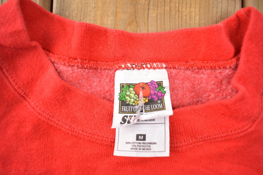 Vintage 1990s Fort Myers Florida Souvenir Travel Crewneck Sweatshirt