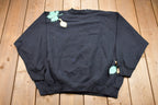 Vintage 1990s Tultex Fall Leaves Graphic Crewneck Sweatshirt