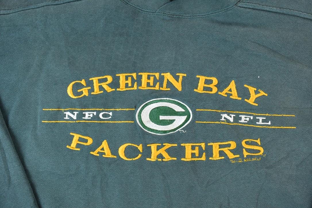 Vintage 1990s Green Bay Packers NFL Crewneck Sweatshirt /