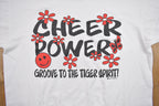 Vintage 1990s Cheer Power Graphic T Shirt