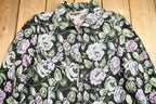 Vintage 1990s All Over Paisley Patchwork Zip Up Sweater