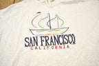 Vintage 1990s San Francisco California Embroidered Hoodie