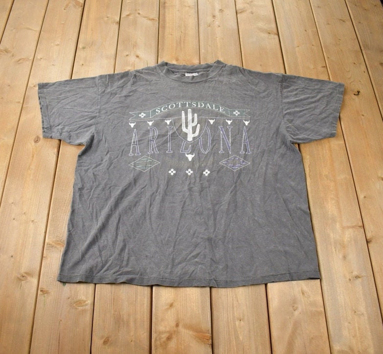 Vintage 1990s Scottsdale Arizona Souvenir Travel T Shirt Made In USA