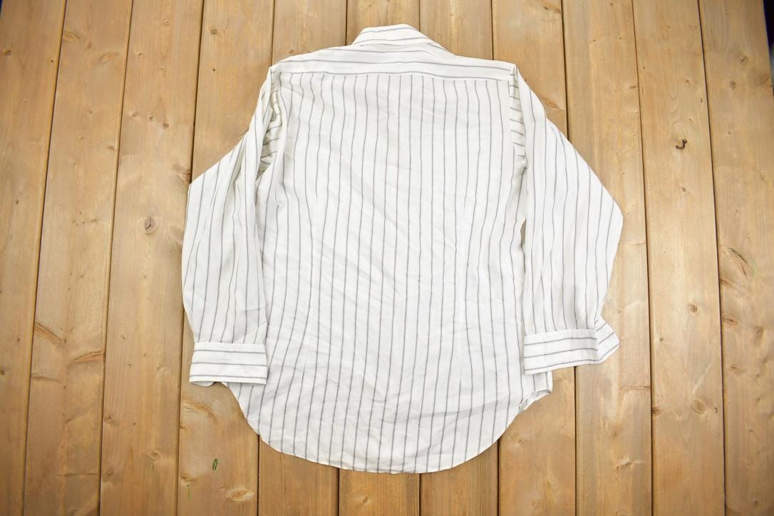 Vintage 1980s Striped Button Up Shirt