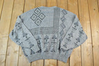 Vintage 1990s Caldwell Knit Crewneck Sweater
