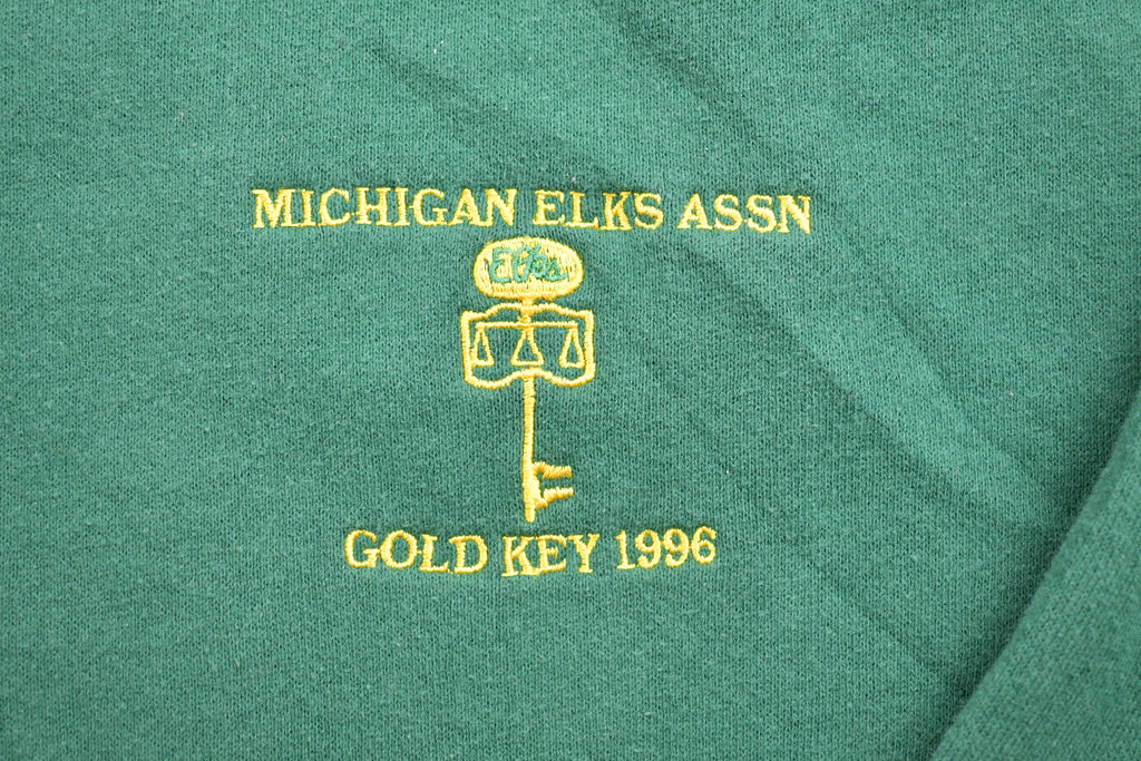 Vintage 1996 Michigan Elks ASSN Crewneck Sweatshirt