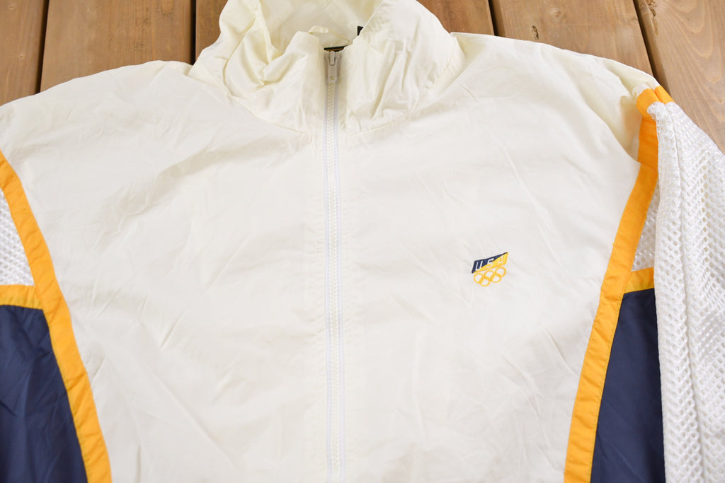 Vintage 1990s USA Olympic Team Windbreaker Jacket