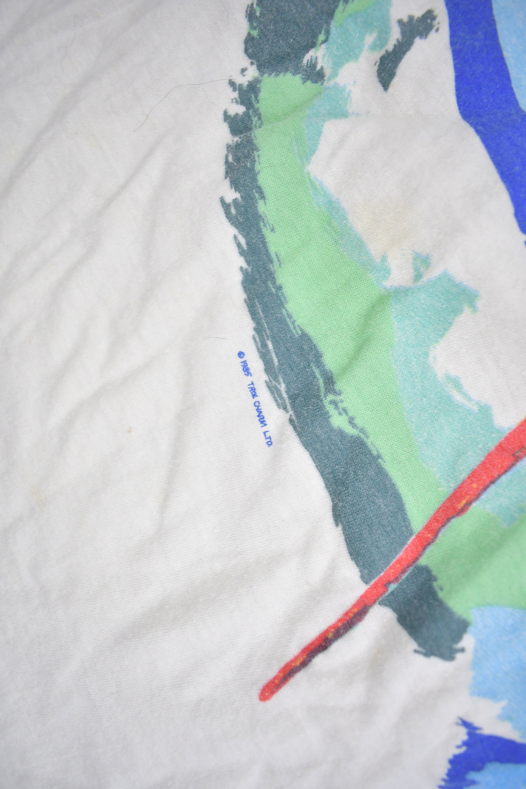 Vintage 1985 Robert Plant The Principle Of Moments Tour T-shirt