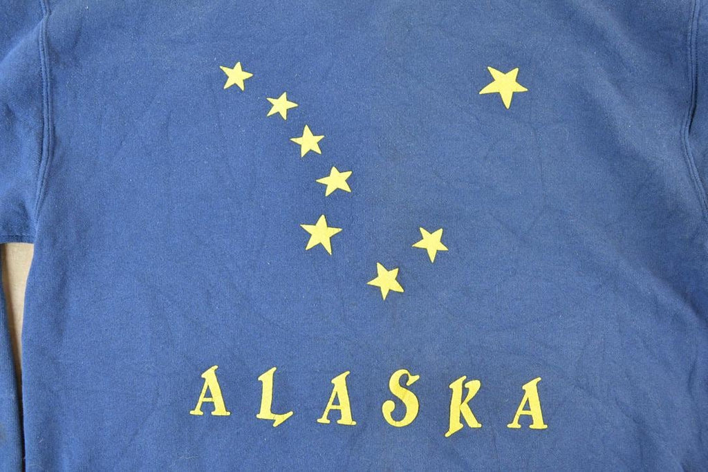 Vintage 1990s Alaska Stars Souvenir Crewneck Sweatshirt Made In USA